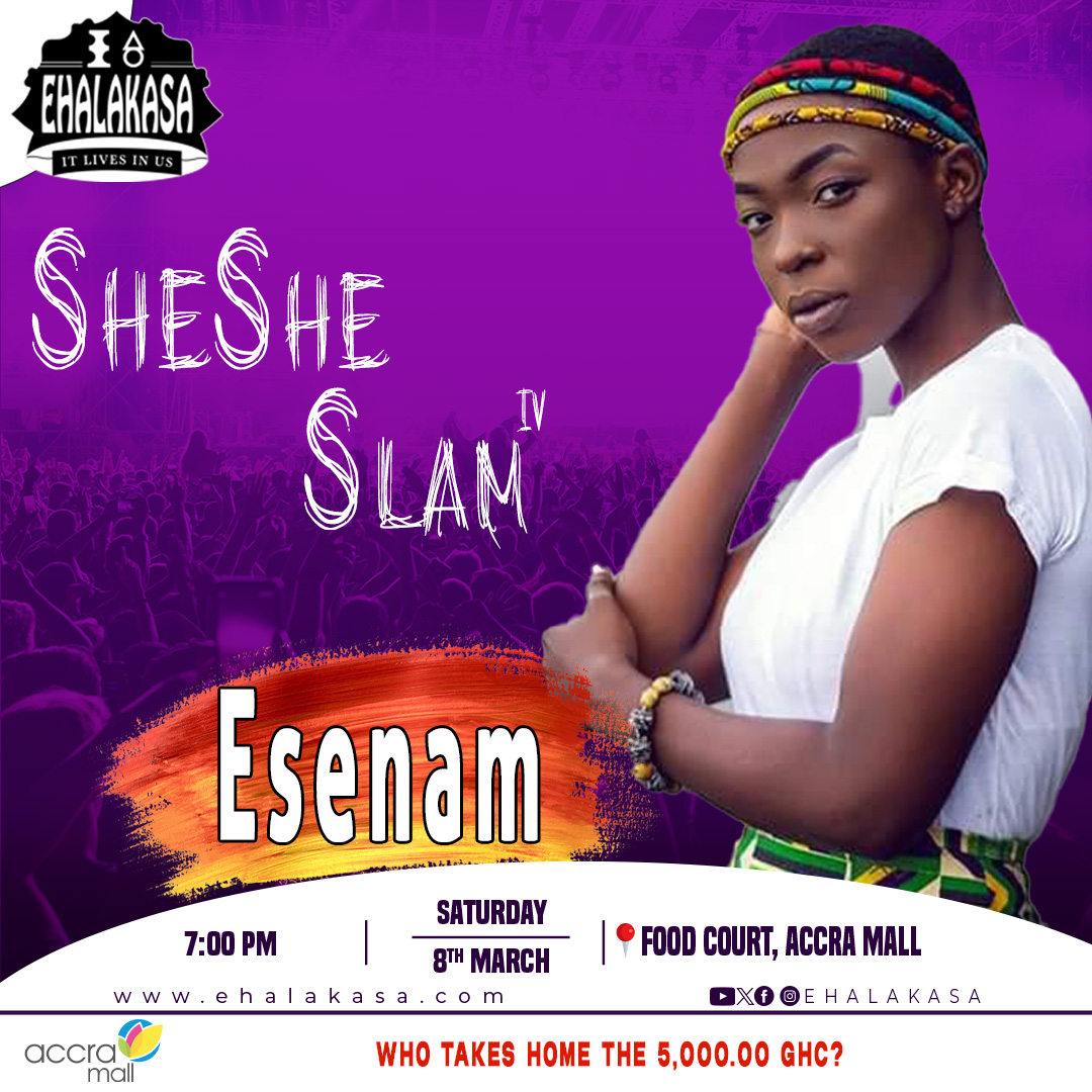Meet Esenam, The Voice That Echoes Through Time at SheSheSlam