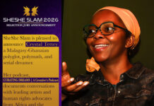 Crystal Tettey Joins the SheShe Slam 2026 Selection Jury